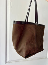 Bottega Veneta Bag, Brown Medium Flip Flap Suede Tote Bag