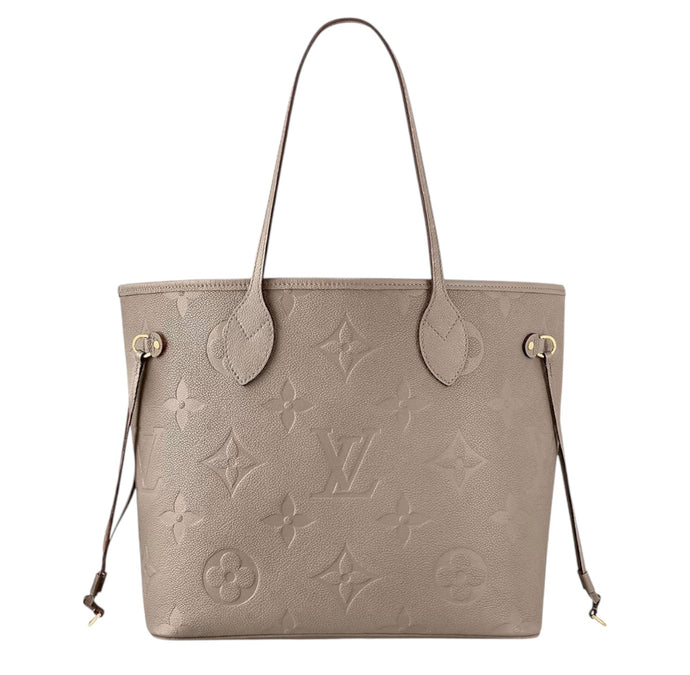 Louis Vuitton Bag, Turtledove Monogram Empreinte Leather Neverfull MM
