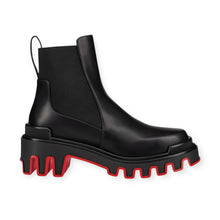 Christian Louboutin Shoes, Black Marchacroche Dune Leather Boots (size 39.5)