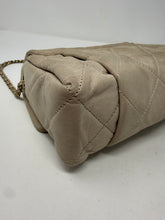 Chanel Bag, 2011 Beige Calfskin Leather Coco Pleats Small Flap Bag