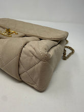 Chanel Bag, 2011 Beige Calfskin Leather Coco Pleats Small Flap Bag