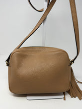 Gucci Bag, Tan Pebbled Calfskin Small Soho Disco Bag