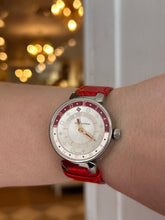 Louis Vuitton Bag, Red & White Tambour GMT Watch