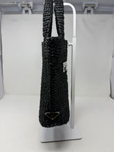 Prada Bag, Black Raffia Small Tote Bag