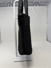 Prada Bag, Black Raffia Small Tote Bag