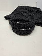 Prada Bag, Black Raffia Small Tote Bag