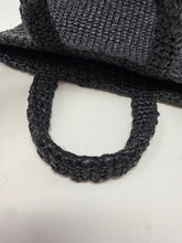 Prada Bag, Black Raffia Small Tote Bag