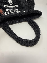 Prada Bag, Black Raffia Small Tote Bag