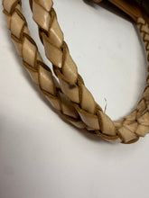 Burberry Bag, Plaid Canvas & Suede Braided Handle Small Bag