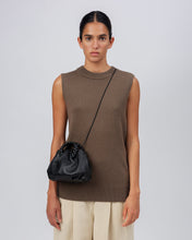 Hereu Bag, Ivory Leather Bombon Small Crossbody