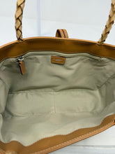 Burberry Bag, Plaid Canvas & Suede Braided Handle Small Bag