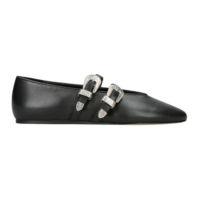 Le Monde Beryl Shoes, Claudia Leather Mary Jane Ballerina Flats (size 38)