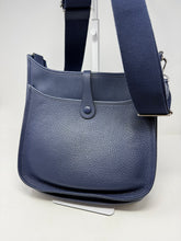 Hermès 2013 Evelyne III 29 Navy Clemence Leather Crossbody
