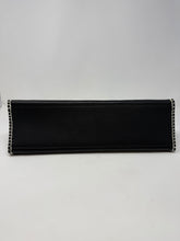 Lucque Black & White Leather Clutch