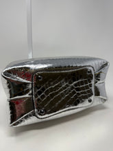 Rag & Bone Bag, Silver Metallic Embossed Leather Shoulder Bag