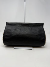Calleen Cordero Bag, Black Leather Hand-Studded Clutch
