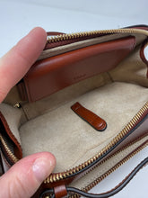 Chloé Bag, Chestnut Brown Leather C Mini Vanity Case Crossbody