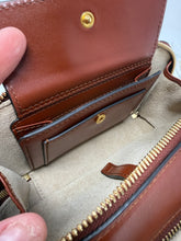 Chloé Bag, Chestnut Brown Leather C Mini Vanity Case Crossbody