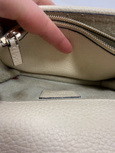 Valentino Bag, Off-White Pebbled Leather Rockstud Clutch on Chain
