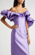 Alémais Purple Suzi Off Shoulder Dress