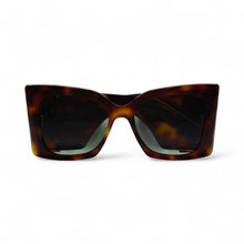 Saint Laurent Tortoise Oversized Blaze Sunglasses