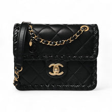 Chanel Bag, Black Calfskin Braided Mini ‘My Own Frame’ Flap Bag