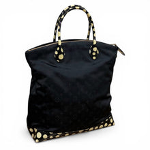 Louis Vuitton Bag, Black Monogram Nylon Yayoi Kusama Lock It Tote
