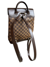 Louis Vuitton Bag, Damier Ebene Canvas Soho Backpack