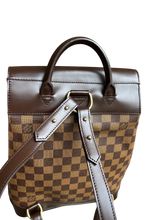 Louis Vuitton Bag, Damier Ebene Canvas Soho Backpack