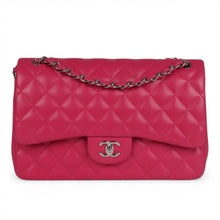 Chanel Bag, 2014 Pink Lambskin Leather Jumbo Classic Double Flap Bag