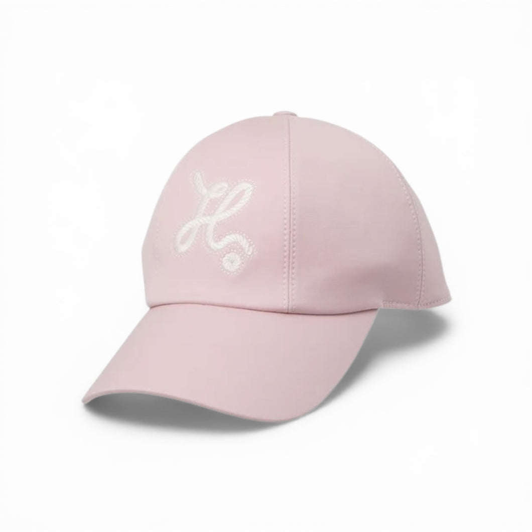 Hermés Rose Sepia Cotton Twill Serena Nautic Hat