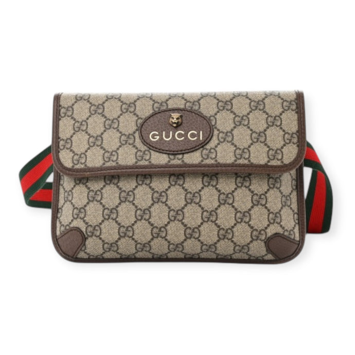 Gucci Bag, GG Supreme Monogram ‘Neo Vintage’ Web Belt Bag