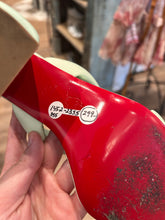 Christian Louboutin Shoes, Inflama Sab 85 Green Leather Mules (size 37.5)