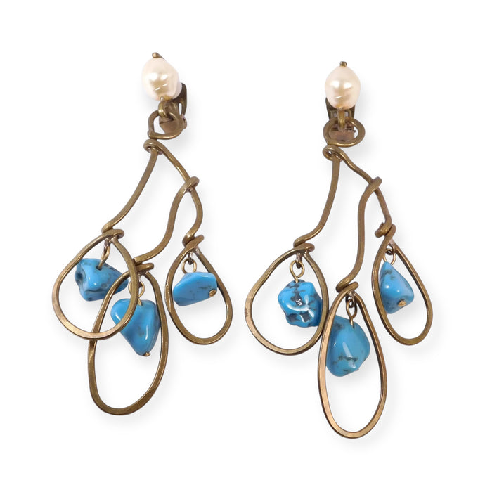 Marni Avant-Garde Clip On Earrings