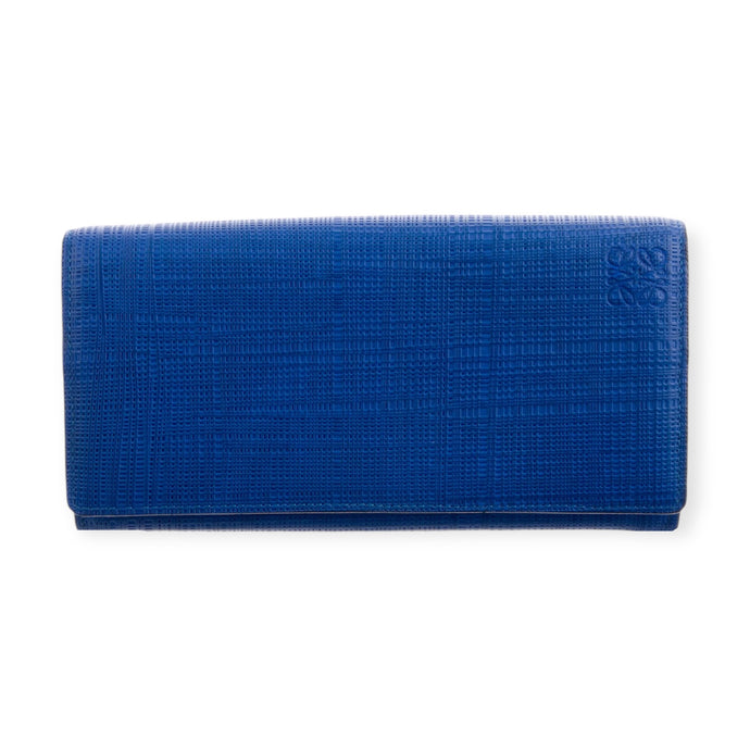 Loewe Royal Blue Leather Continental Wallet