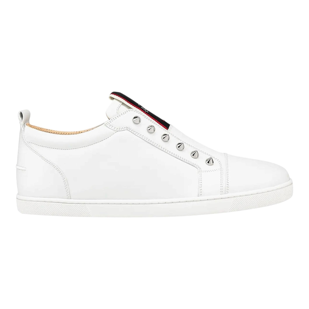 Christian Louboutin Shoes, White Fique A Vontade Sneakers (size 39)