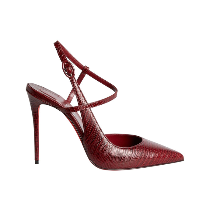 Christian Louboutin Shoes, Bourbon Lizzy Ankle Strap Pointed Heels (size 36.5)