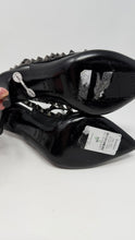 Valentino Garavani Shoes, Black Leather Rockstud Ankle Strap Pumps (size 36.5)