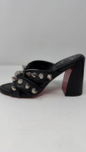 Christian Louboutin Shoes, Black Leather Spika Club 85 (size 37.5)