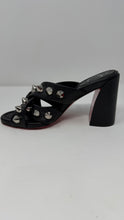 Christian Louboutin Shoes, Black Leather Spika Club 85 (size 37.5)