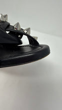 Christian Louboutin Shoes, Black Leather Spika Club 85 (size 37.5)