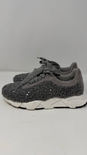 Peserico Shoes, Grey Glitter-Knit Low-Top Sneakers (size 37)