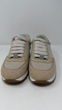 Peserico Shoes, Beige Metallic Leather Sneakers (size 37)