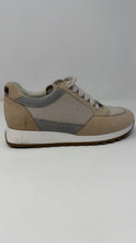Peserico Shoes, Beige Metallic Leather Sneakers (size 37)
