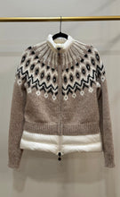 Moncler Maglione Tricot Alpaca Cardigan Jacket