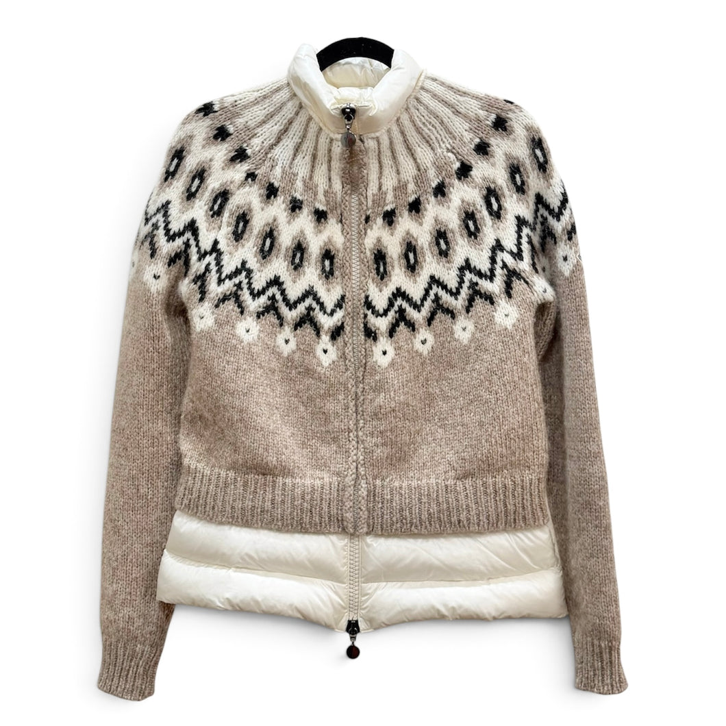 Moncler Maglione Tricot Alpaca Cardigan Jacket