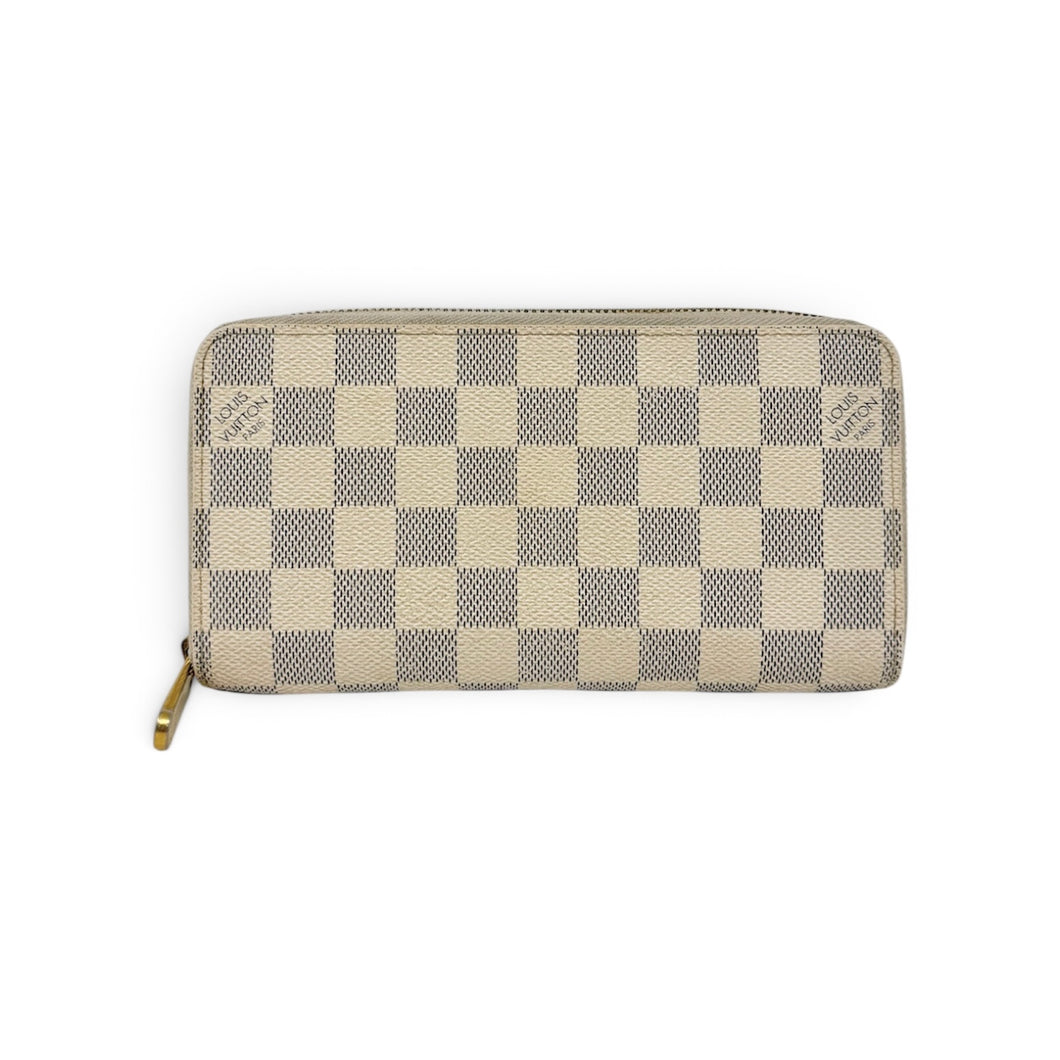 Louis Vuitton Bag, Damier Azur Canvas Zippy Wallet