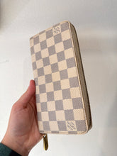 Louis Vuitton Bag, Damier Azur Canvas Zippy Wallet