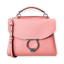 Ferragamo Bag, Pink Coral Leather Margot Small Satchel