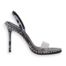 Alexander Wang Shoes, Snake-Print Leather Bead Slingback Sandals (size 40)